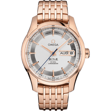 De Ville Hour Vision Co-Axial Annual Calendar Red Gold / Silver / Bracelet