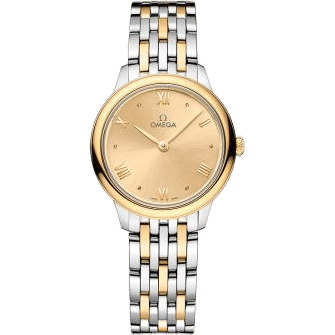 De Ville Quartz 27.5 Stainless Steel - Yellow Gold / Champagne / Bracelet