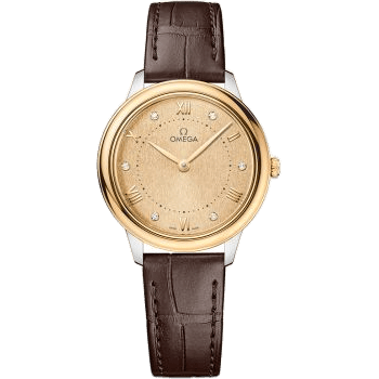 De Ville Quartz 30 Stainless Steel - Yellow Gold / Champagne - Diamond