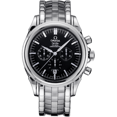 De Ville Co-Axial 41 Chronograph Stainless Steel / Black / Bracelet