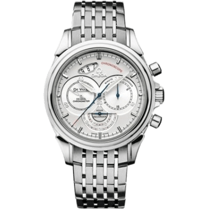 De Ville Co-Axial 41 Chronoscope Stainless Steel / Silver / Bracelet