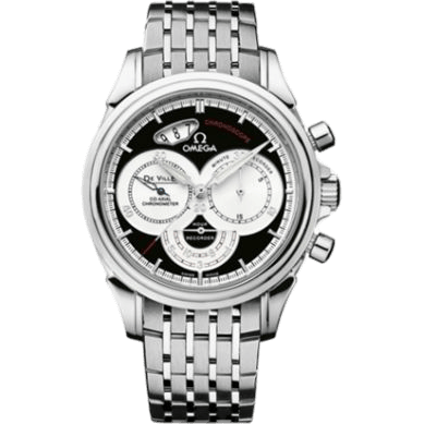 De Ville Co-Axial 41 Chronoscope Stainless Steel / Bracelet / Black