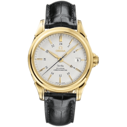 De Ville Co-Axial 38.7 GMT Yellow Gold / White