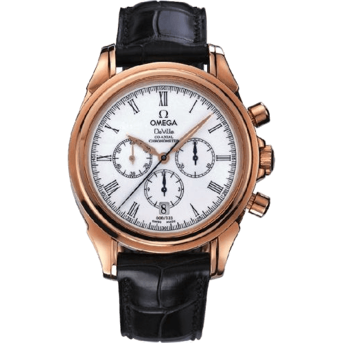 De Ville Co-Axial 41 Chronograph Red Gold / White