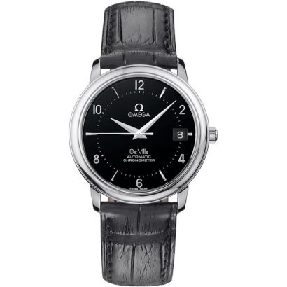 De Ville Prestige Automatic 34.7 Stainless Steel / Black