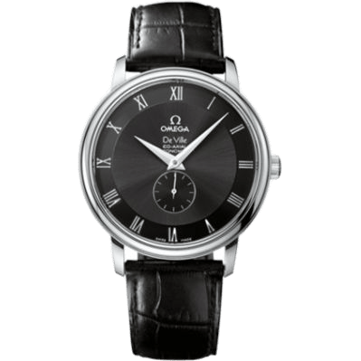 De Ville Prestige Co-Axial 39 Small Seconds Stainless Steel / Black