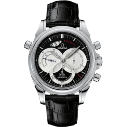 De Ville Co-Axial 41 Chronoscope Rattrapante Stainless Steel / Black
