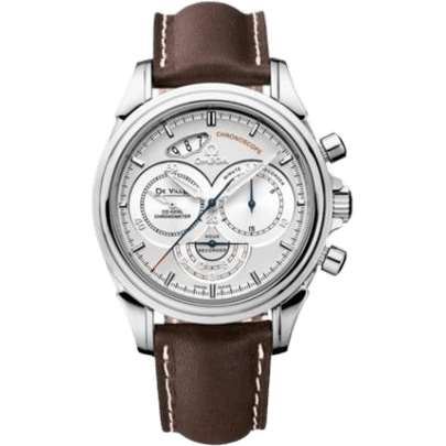 De Ville Co-Axial 41 Chronoscope Stainless Steel / Silver