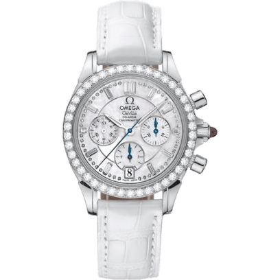 De Ville Co-Axial 35 Chronograph Stainless Steel - Diamond / MOP