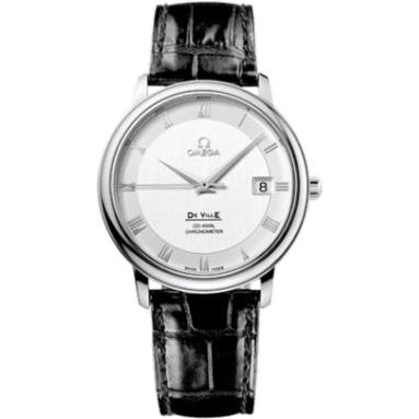 Omega De Ville Prestige Co-Axial 36.5 Stainless Steel / Silver 4875.31.01