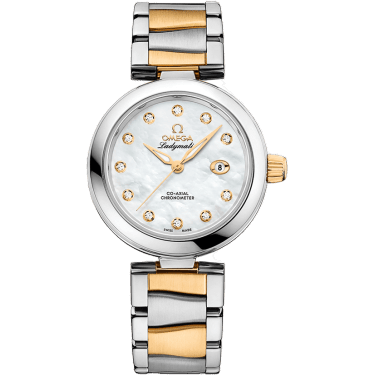 LadyMatic Co-Axial 34 Stainless Steel / Yellow Gold / MOP / Bracelet