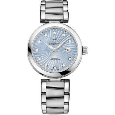 LadyMatic Co-Axial 34 Stainless Steel / Blue MOP / Bracelet