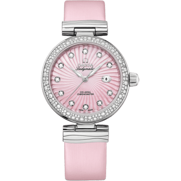 LadyMatic Co-Axial 34 Stainless Steel / Diamond / Pink MOP