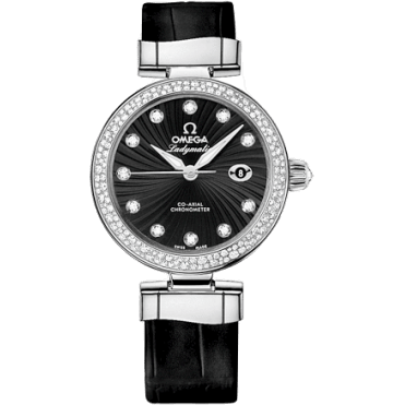LadyMatic Co-Axial 34 Stainless Steel / Diamond / Black