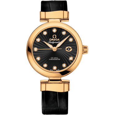 LadyMatic Co-Axial 34 Yellow Gold / Black