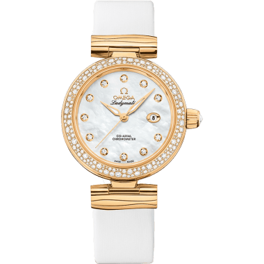LadyMatic Co-Axial 34 Yellow Gold / Diamond / MOP