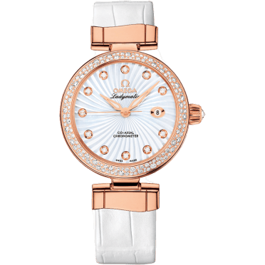 LadyMatic Co-Axial 34 Red Gold / Diamond / MOP