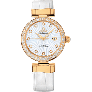 LadyMatic Co-Axial 34 Yellow Gold / Diamond / MOP