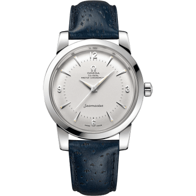 Seamaster 1948 Central Seconds Stainless Steel / Silver / Leather