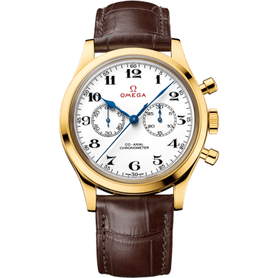 Museum Collection N° 10 Olympic Official Timekeeper Co-Axial Chronograph Yellow Gold
