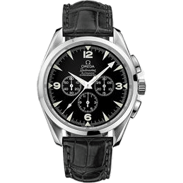 Seamaster Aqua Terra 150M Automatic 42.2 Railmaster Chronograph / Black Alligator