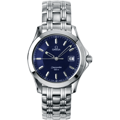 Seamaster 120M Quartz 36.25 Stainless Steel / Blue / Bracelet