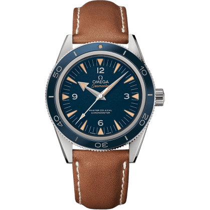 Seamaster 300 Master Co-Axial Titanium / Blue / Strap