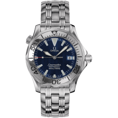 Omega Seamaster Diver 300M Quartz 36.25 Stainless Steel / Electric Blue / Bracelet 2063.80.00