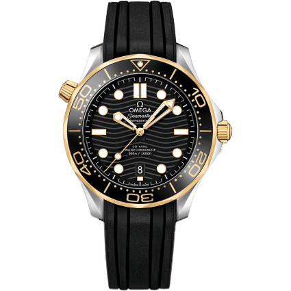 Omega Seamaster Diver 300M Master Co-Axial 42 Stainless Steel / Yellow Gold / Black / Rubber 210.22.42.20.01.001