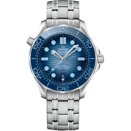 Omega Seamaster Diver 300M Master Co-Axial 42 Stainless Steel / Summer Blue / Bracelet 210.30.42.20.03.003