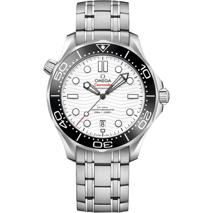 Omega Seamaster Diver 300M Master Co-Axial 42 Stainless Steel / White / Bracelet 210.30.42.20.04.001