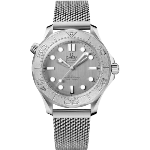 Omega Seamaster Diver 300M No-Date Master Co-Axial 42 Stainless Steel - Titanium / Grey / Bracelet 210.30.42.20.06.002