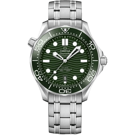 Omega Seamaster Diver 300M Master Co-Axial 42 Stainless Steel / Green / Bracelet 210.30.42.20.10.001