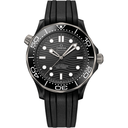 Omega Seamaster Diver 300M Master Co-Axial 43.5 Ceramic / Titanium / Black / Rubber 210.92.44.20.01.001