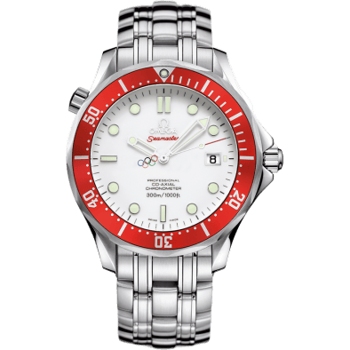 Omega Seamaster Diver 300M Co-Axial 41 Stainless Steel / White / Bracelet / Vancouver Olympics 212.30.41.20.04.001