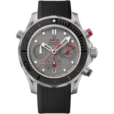 Omega Seamaster Diver 300M Co-Axial 44 Chronograph Titanium / Grey / Rubber / ETNZ 212.92.44.50.99.001