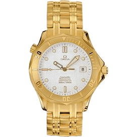 Omega Seamaster Diver 300M Automatic 41 Yellow Gold / White / Bracelet 2131.20.00