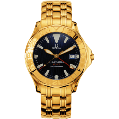 Seamaster Diver 300M Automatic 41 GMT Yellow Gold / Blue / Bracelet
