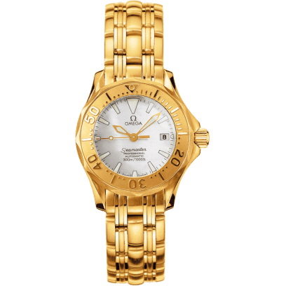 Seamaster Diver 300M Automatic 28 Yellow Gold / White / Bracelet