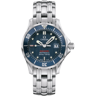 Seamaster Diver 300M Quartz 28 Stainless Steel / Blue / Bracelet