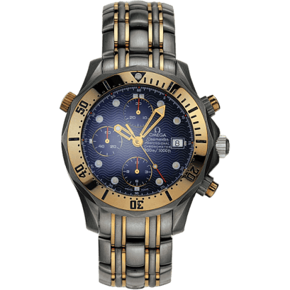 Seamaster Diver 300M Automatic 41.5 Chronograph Titanium / Tantalum / Red Gold / Blue / Bracelet