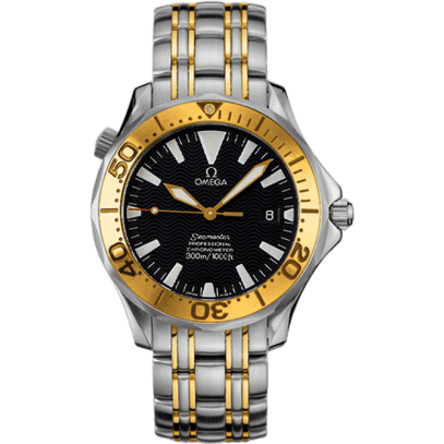 Seamaster Diver 300M Automatic 36.25 Stainless Steel / Yellow Gold / Black / Bracelet