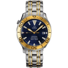 Seamaster Diver 300M Automatic 36.25 Stainless Steel / Yellow Gold / Blue / Bracelet