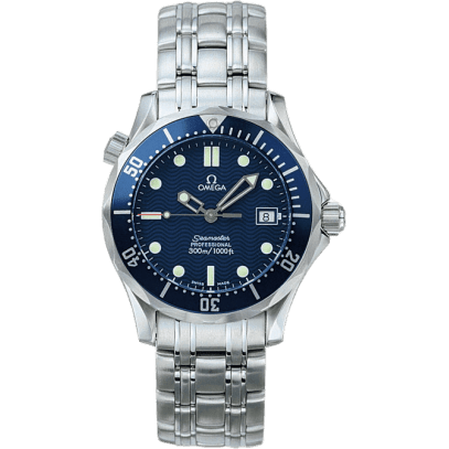 Seamaster Diver 300M Quartz 36.25 Stainless Steel / Blue / Bracelet