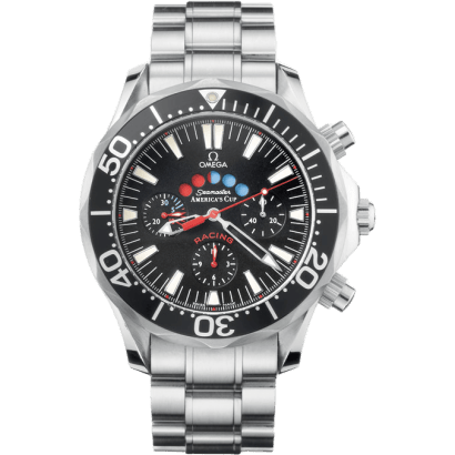 Seamaster Diver 300M Automatic 44 Racing Chronometer Stainless Steel / Black / America's Cup