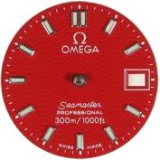 Seamaster Diver 300M Quartz 28 Stainless Steel / Red / Bracelet / Marui