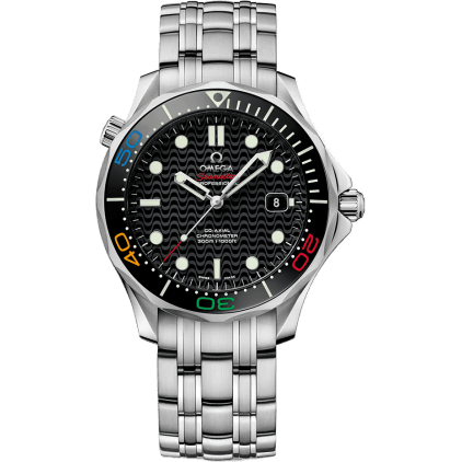 Omega Seamaster Diver 300M Co-Axial 41.5 Stainless Steel / Black / Bracelet / Olympic Collection Rio 522.30.41.20.01.001