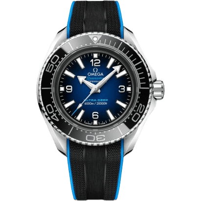 Seamaster Planet Ocean Ultra Deep O-Megasteel / Blue / Rubber 215.32.46.21.03.001