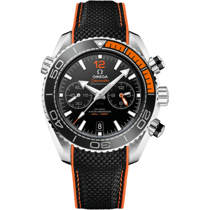 Omega Seamaster Planet Ocean 600M Co-Axial 45.5 Master Chronometer Chronograph Stainless Steel / Orange / Rubber 215.32.46.51.01.001