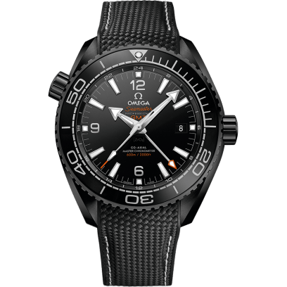 Omega Seamaster Planet Ocean 600M Co-Axial 45.5 Master Chronometer GMT Deep Black 215.92.46.22.01.001
